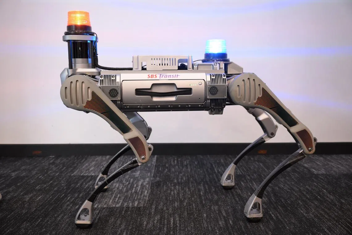 Robotic dog Mars can cover a distance of about 15km before it needs to be charged.