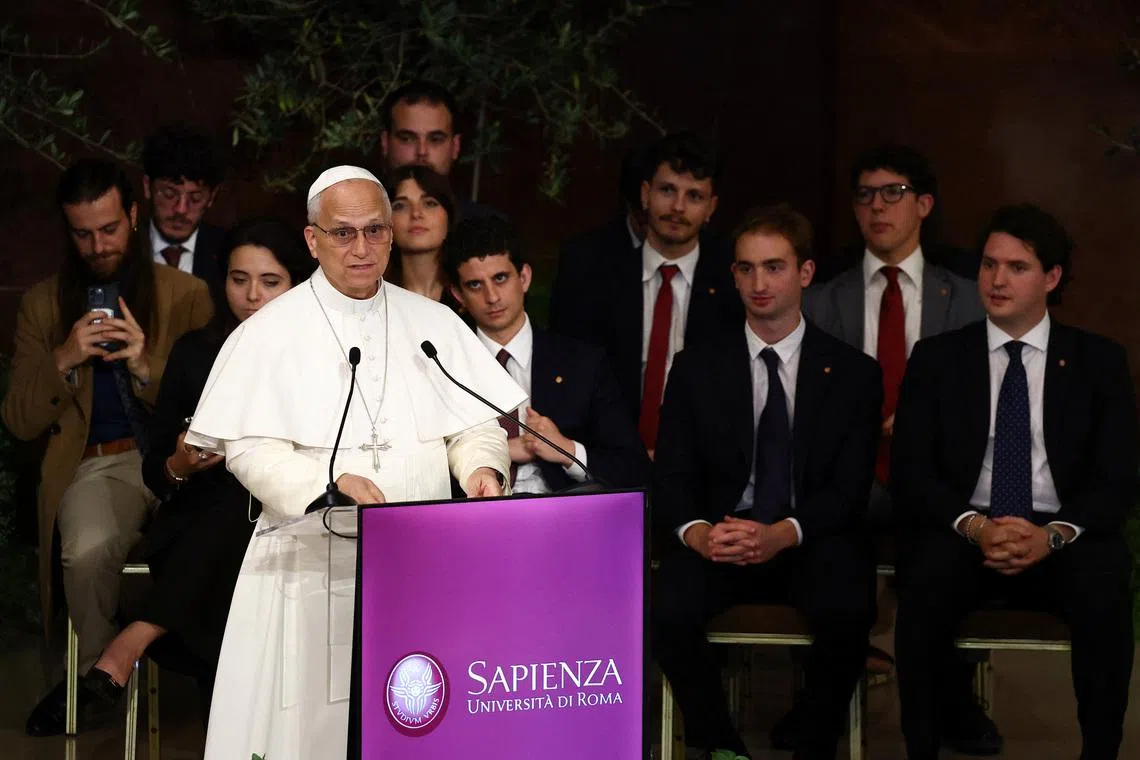 Pope Leo decries European military spending as 'betrayal' of diplomacy