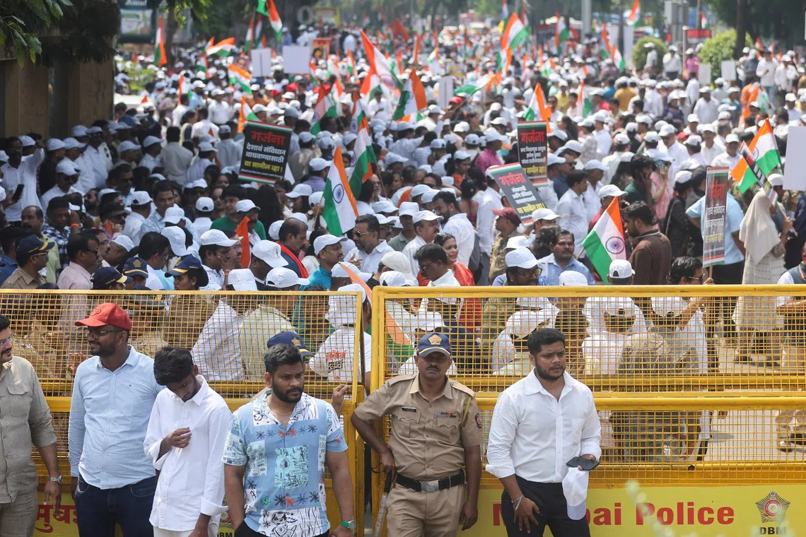 Protests demanding Indian election chief resigns escalate