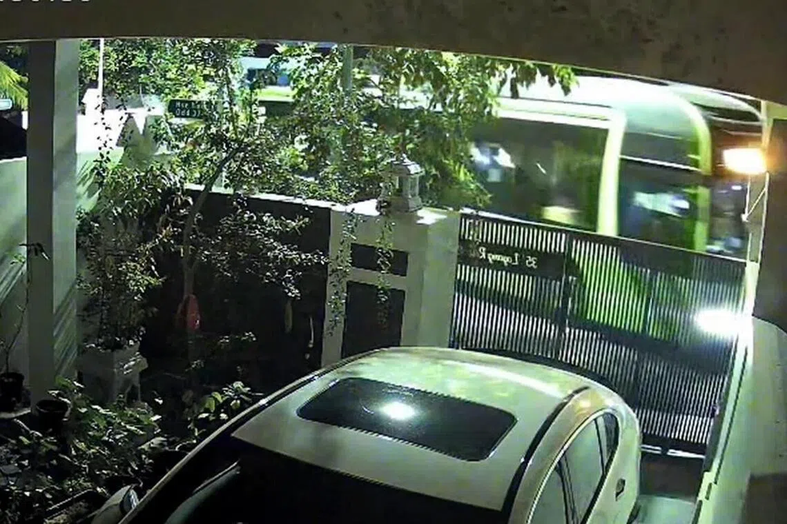 The bus driver had made a wrong turn into Loyang Rise after a temporary closure of Loyang Avenue, Go-Ahead Singapore said.