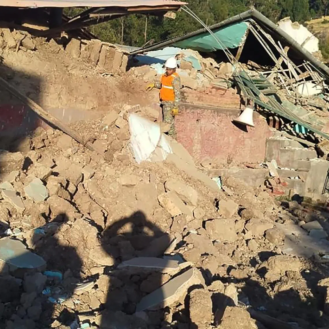 The epicentre’s depth was 24km.