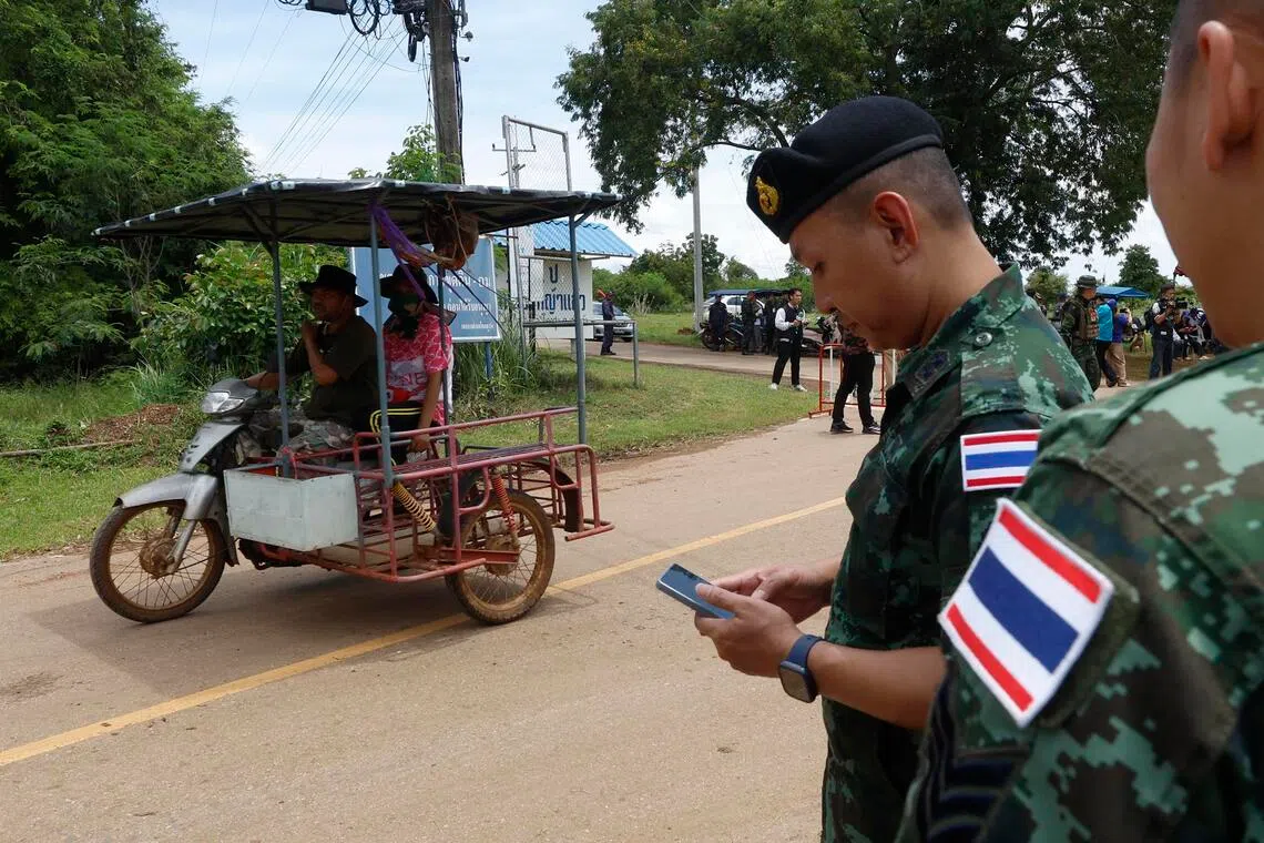 The Thai army had warned Cambodians of jail time or even the death penalty for “acts against Thai sovereignty”.