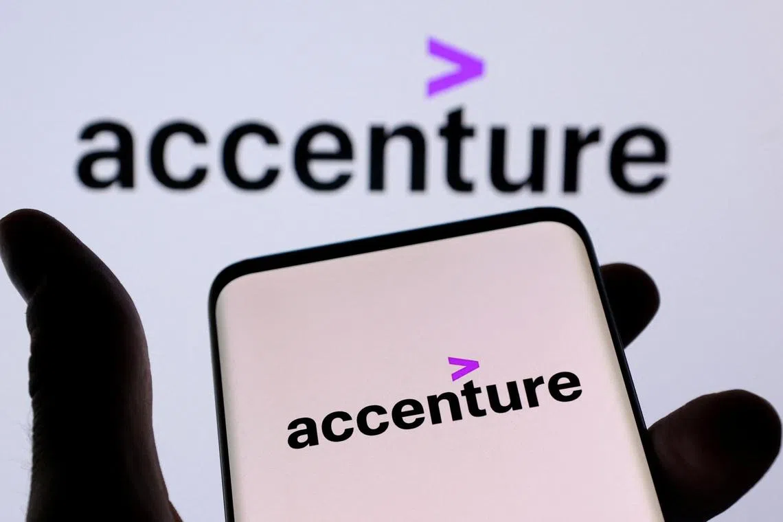 Accenture said more than half of the layoffs will affect staff at its non-billable corporate functions.
