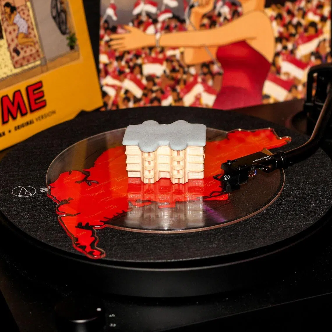 Only 61 sets of the Home vinyl record, each signed by Kit Chan, were available.