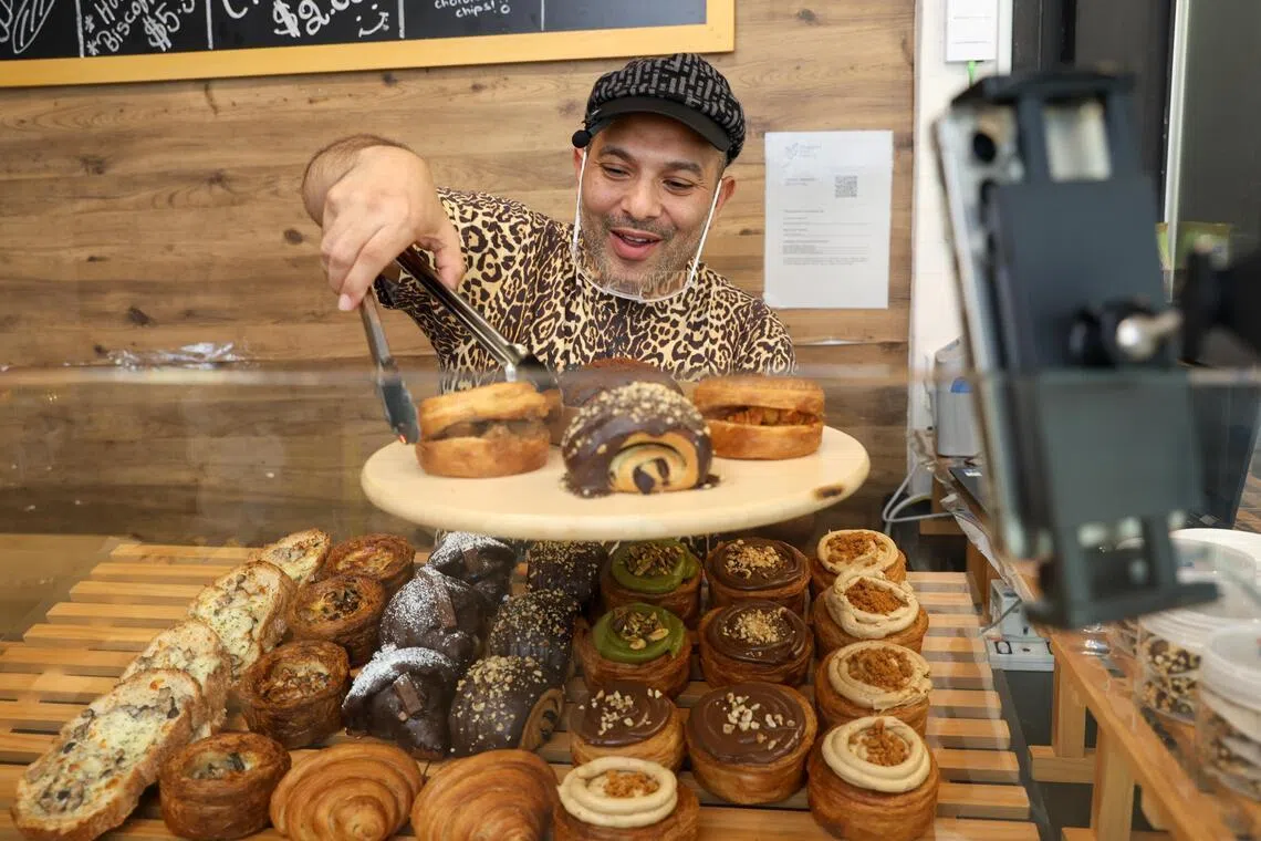 One18 Bakery owner Mahdi Bamadhaj sells his baked goods via live selling sessions on TikTok Shop.