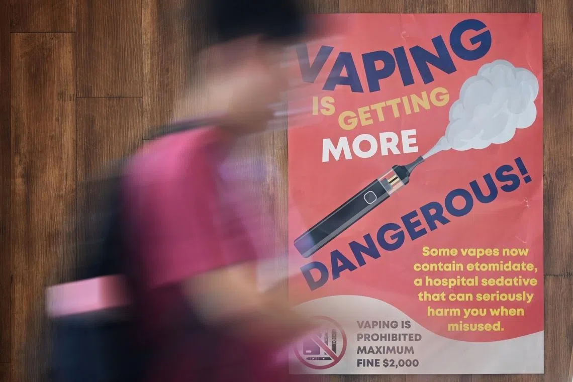 HSA and the GovTech had raced to build the new Vaping Information System, a one-stop platform used by enforcement officers to handle vaping offences.