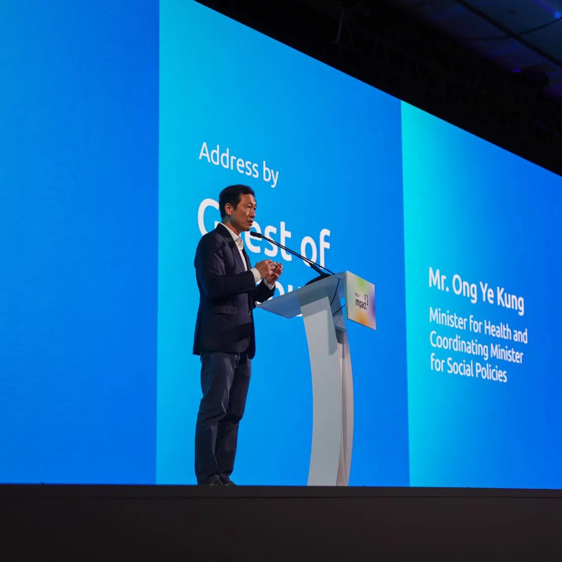 Health Minister Ong Ye Kung announced the new initiative at the NCS Impact 2026 conference on July 9.