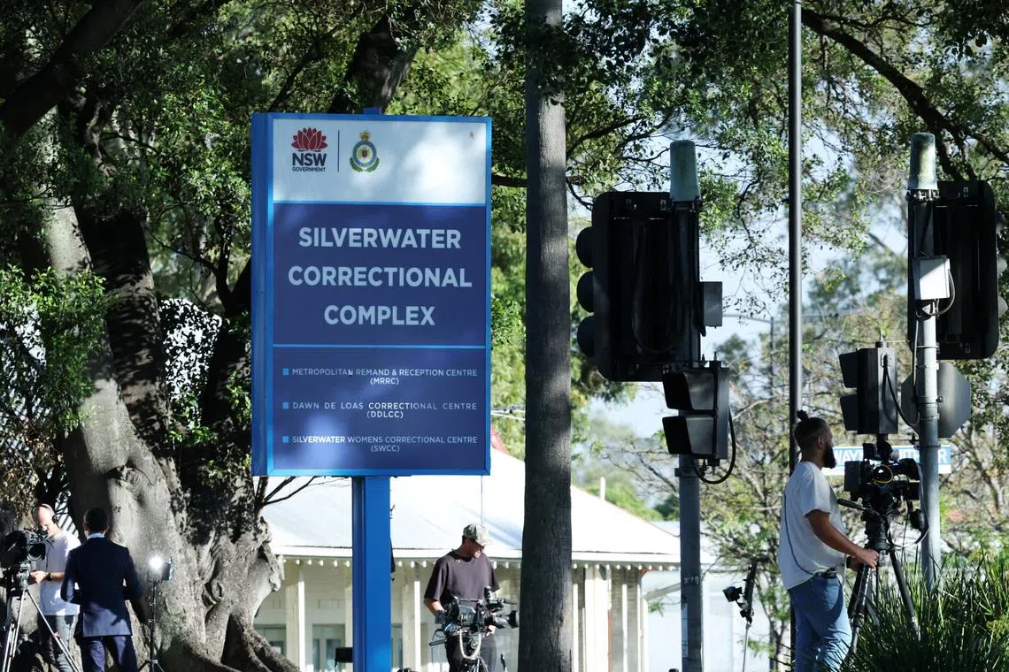 Media wait outside Silverwater Correctional Complex after former Australian Defence Force soldier Ben Roberts-Smith was charged with alleged war crimes committed in Afghanistan, in Sydney, Australia, April 8, 2026. REUTERS/Hollie Adams