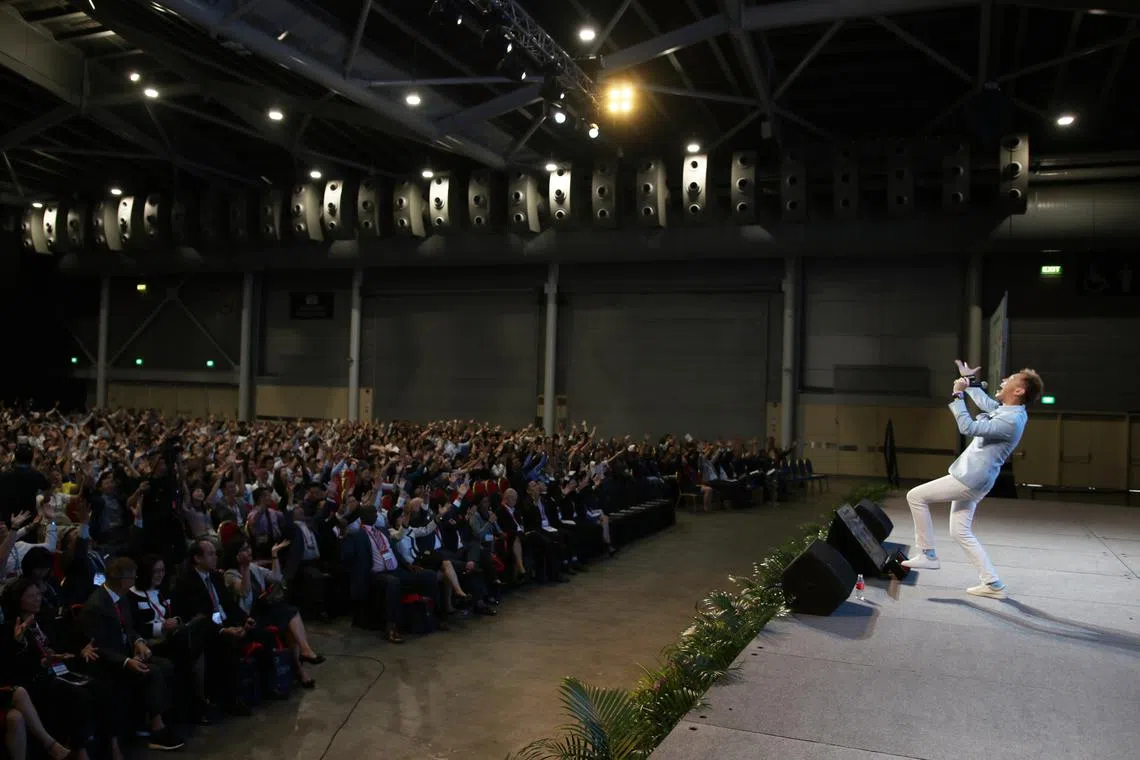 As a professional speaker, Mr Eric Feng says that a big part of his identity hinged on his popularity and the size of his audience. 