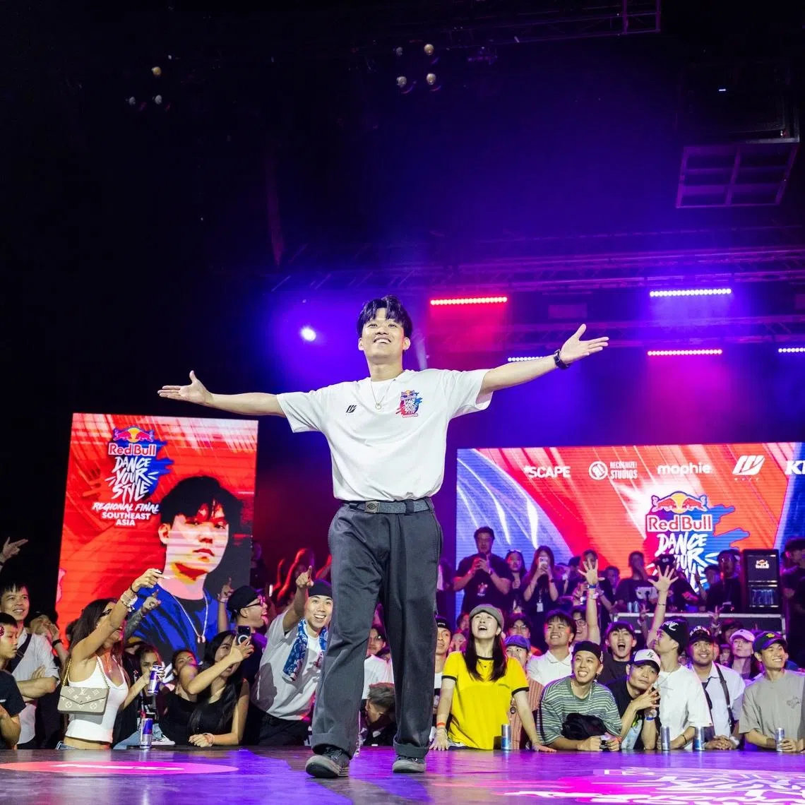 Aaron Tan won the Red Bull Dance Your Style Regional Finals in Singapore on April 25, beating out over 200 dancers from the region.