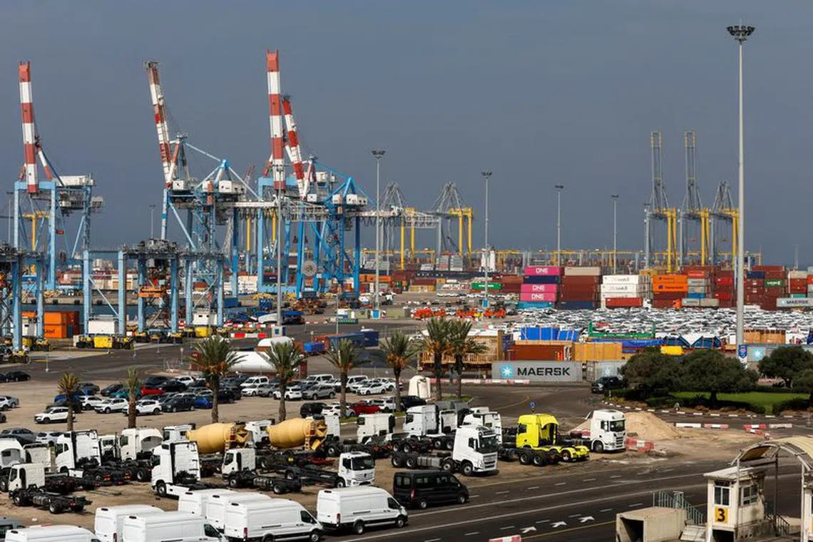 General view of Ashdod port, Israel October 23, 2023. REUTERS/Ammar Awad/File Photo