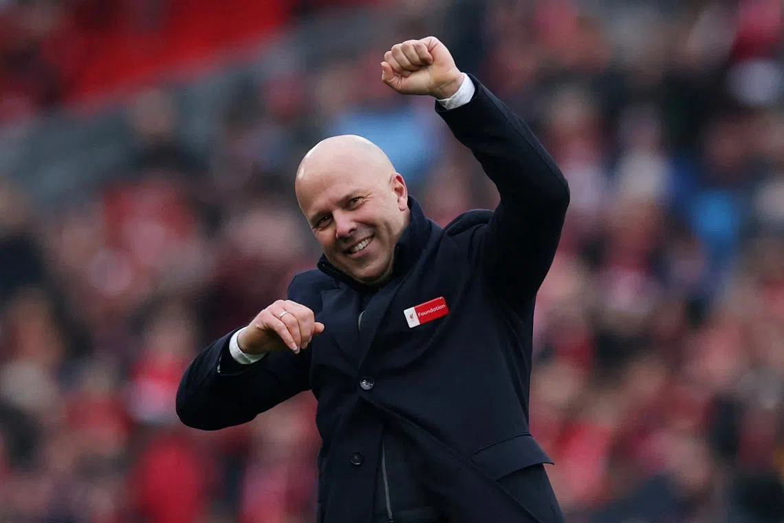 Arne Slot’s side moved seven points clear of second-placed Arsenal thanks to Luis Diaz’s early opener and a Mohamed Salah penalty.