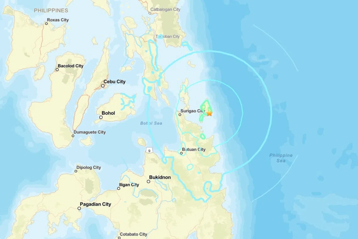 A 6.1-magnitude earthquake struck Mindanao, Philippines, on the morning of Oct 17.