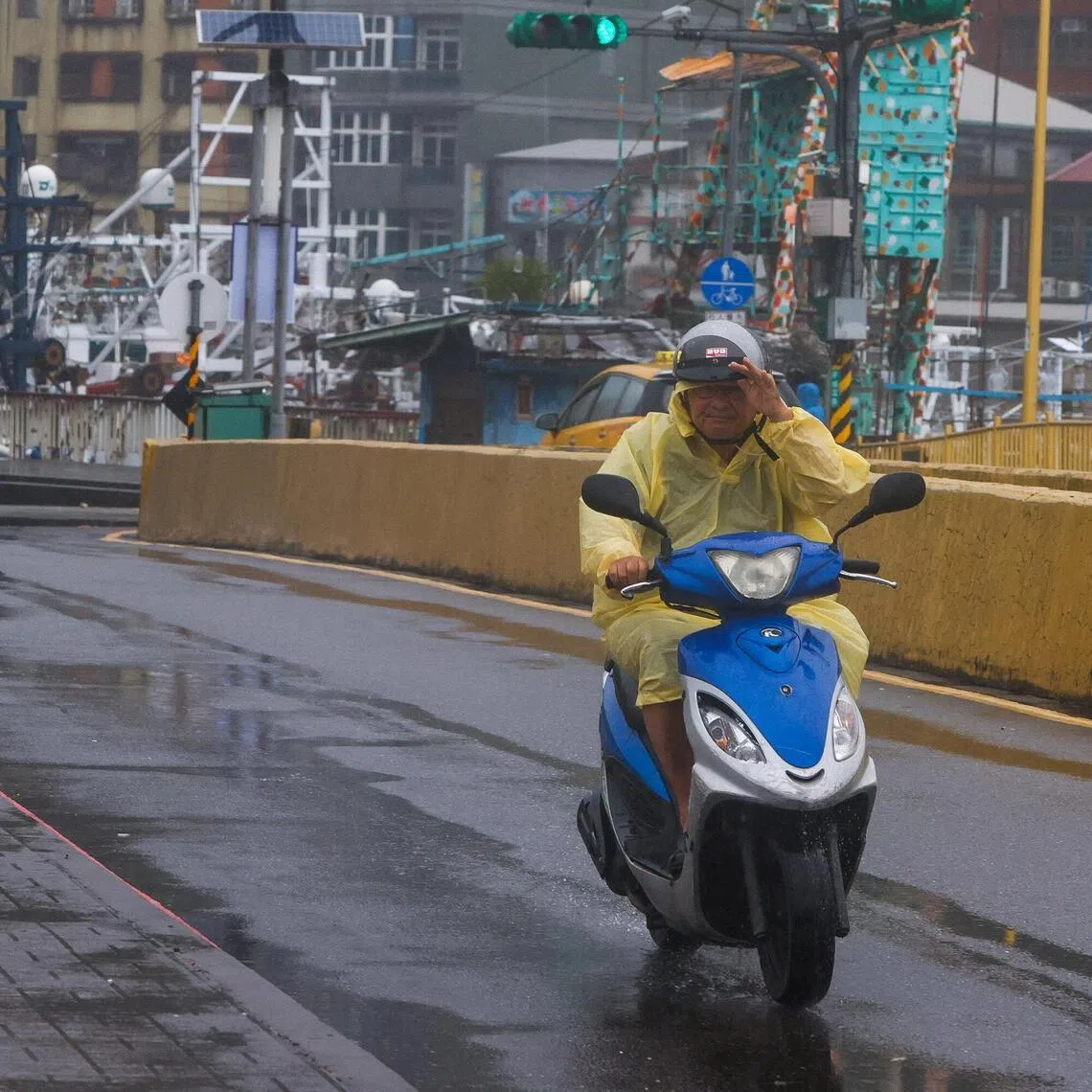 Saudel is expected to pass to the north of Taiwan and dump water on its north starting late on Aug 27 and into Aug 28.