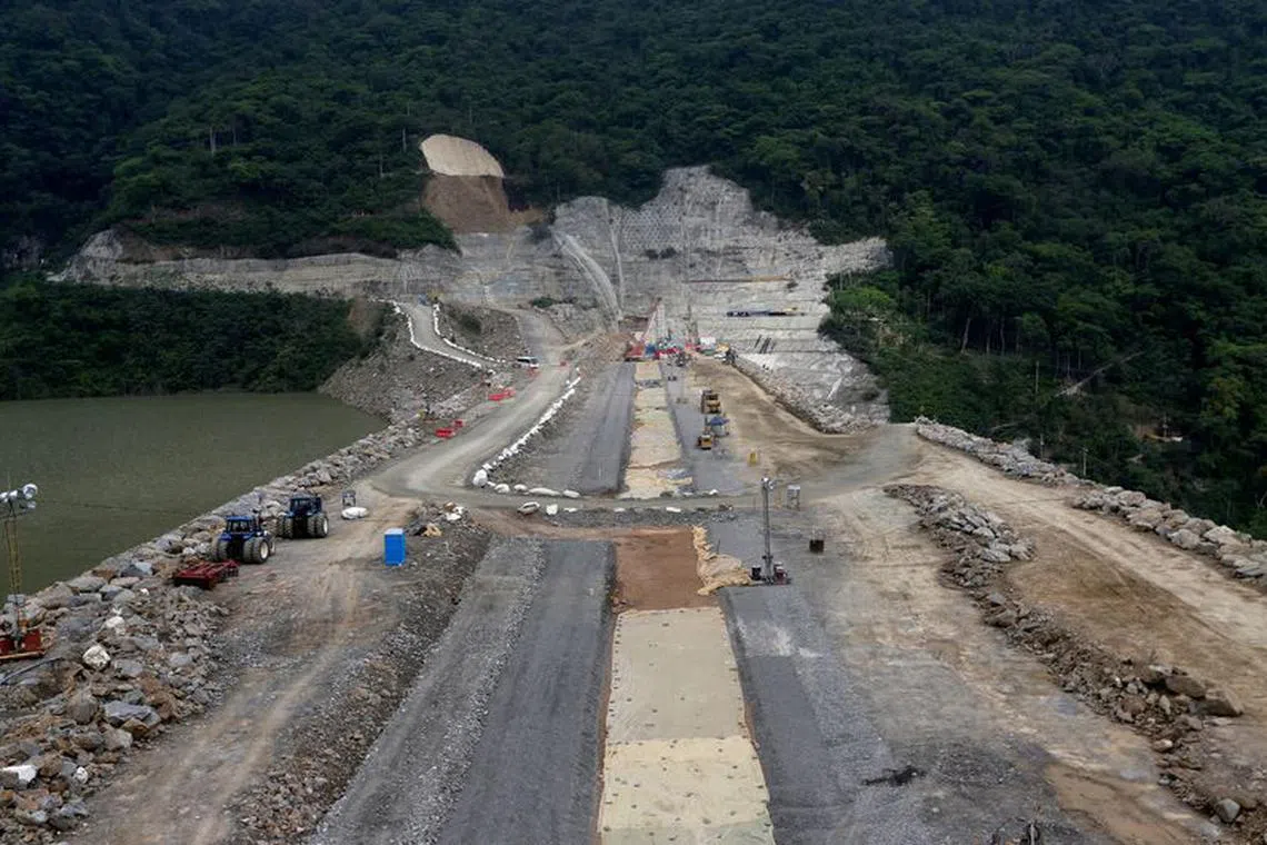 FILE PHOTO: View of the construction site of Hidroituango hydroelectric plant in Ituango, Colombia, April 5, 2019. REUTERS/Luisa Gonzalez/File Photo