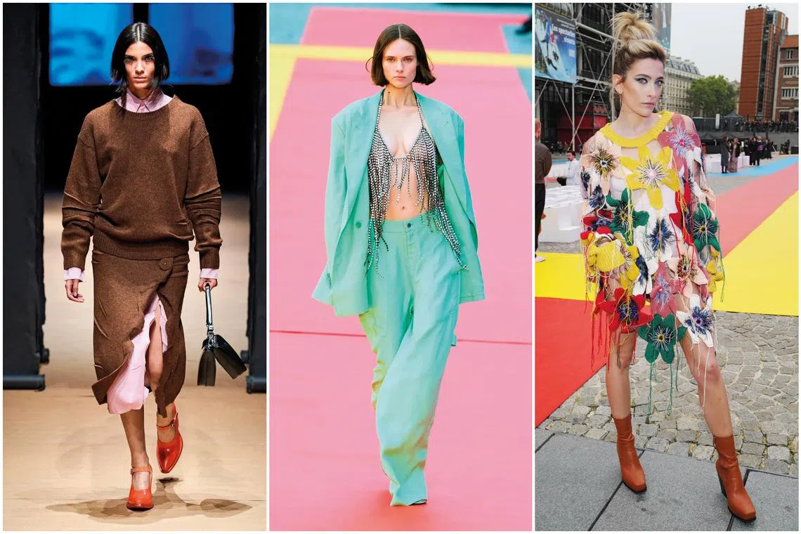 Layering lessons, disco style and raw finishes are among the current trends in fashion.