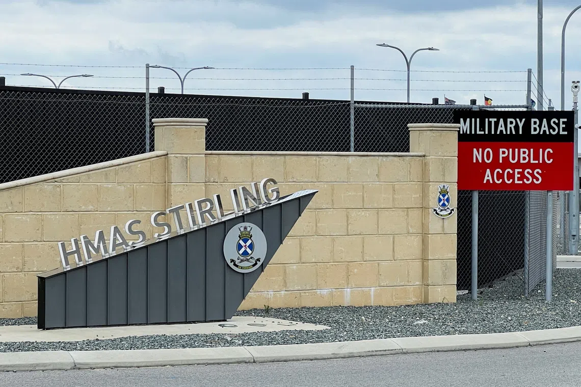 The HMAS Stirling naval base on Australia’s west coast will house four US-commanded Virginia submarines from 2027.