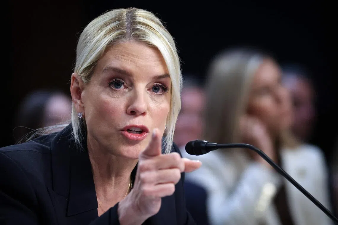 US Attorney-General Pam Bondi echoed claims from the president that drug cartels and crime are running rampant in Illinois.