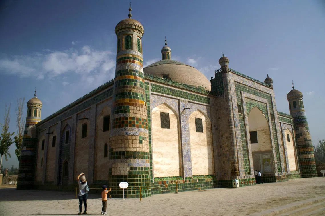 sttravel - The writer and her then seven-year-old son at the Afaq Khoja Mausoleum in Xinjiang, China.



Copyright: Loh Shurn Lin