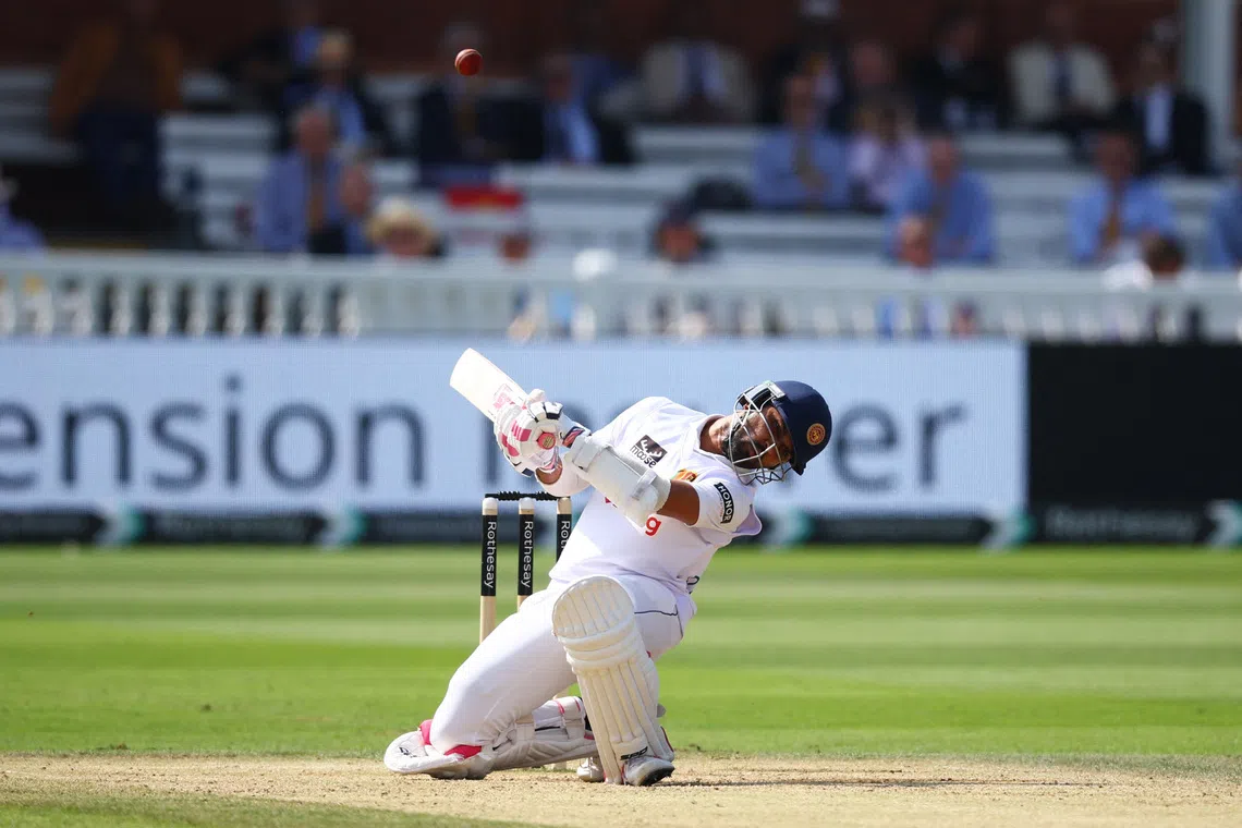 Cricket - Second Test - England v Sri Lanka - Lord's Cricket Ground, London, Britain - September 1, 2024 Sri Lanka's Dinesh Chandimal in action Action Images via Reuters/Andrew Boyers