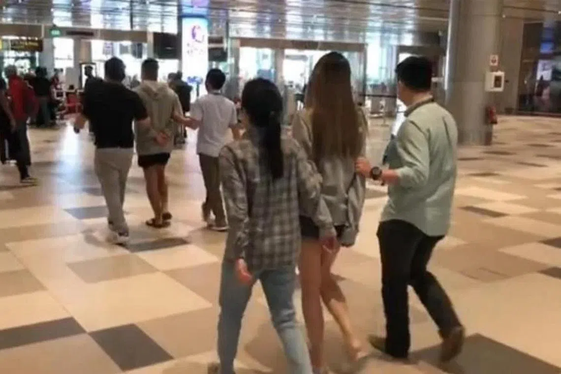 Teo Jun Hao and his then girlfriend Vanessa Chew Shi Qing were arrested at Changi Airport on Oct 25, 2022 when they returned to Singapore.