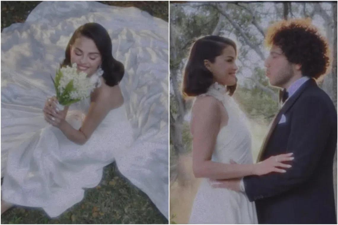 Singer-actress Selena Gomez weds music producer Benny Blanco on Sept 27.