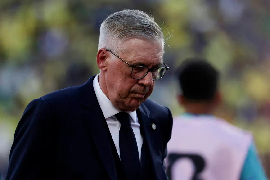 Coach Carlo Ancelotti's Brazil were left with questions to answer after a disjointed display.
