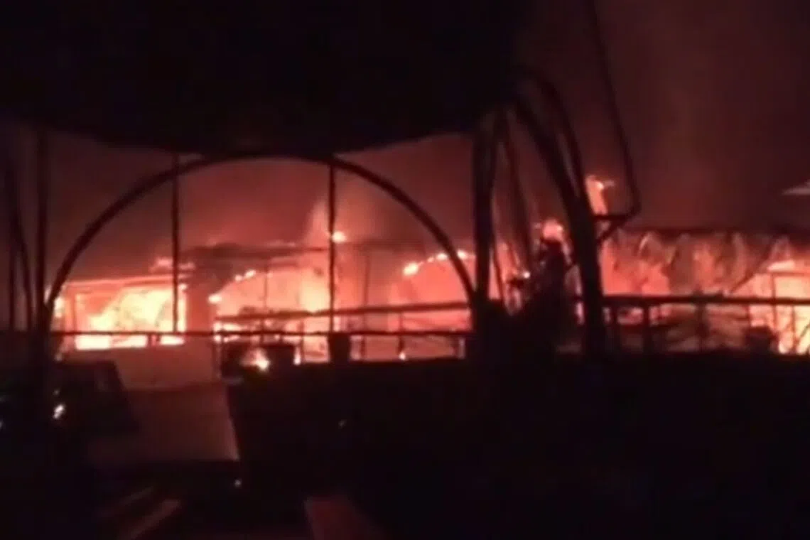 The fire has been curtailed and all bodies have been recovered.