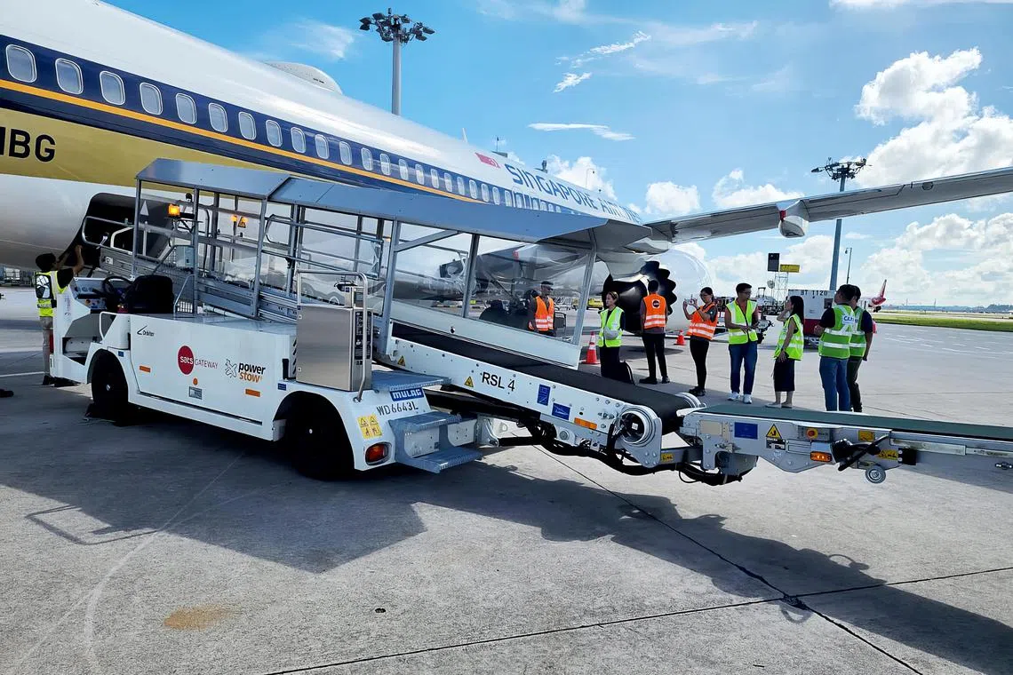 Sats is the dominant ground services player at Changi Airport, controlling 80 per cent of aviation ground services businesses there. 