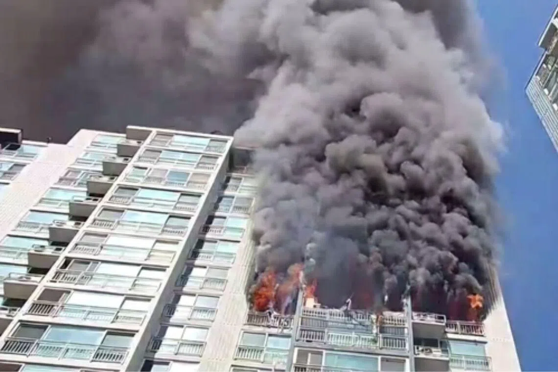 A total of 72 personnel and 24 pieces of equipment were deployed to the scene.
