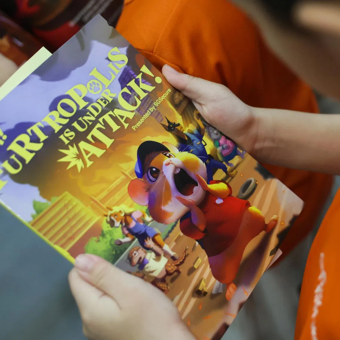 Ack! Furtropolis Is Under Attack! tells the story of the protagonist, Hammie, a hamster, who witnesses a bomb attack in his neighbourhood.