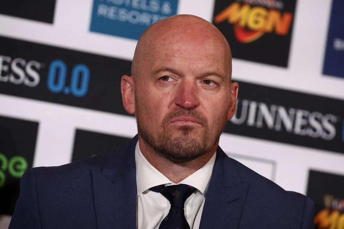 Rugby Union - Official launch of the 2025 Six Nations rugby tournament - Rome, Italy - January 21, 2025 Scotland head coach Gregor Townsend during the 2025 Six Nations official launch REUTERS/Guglielmo Mangiapane