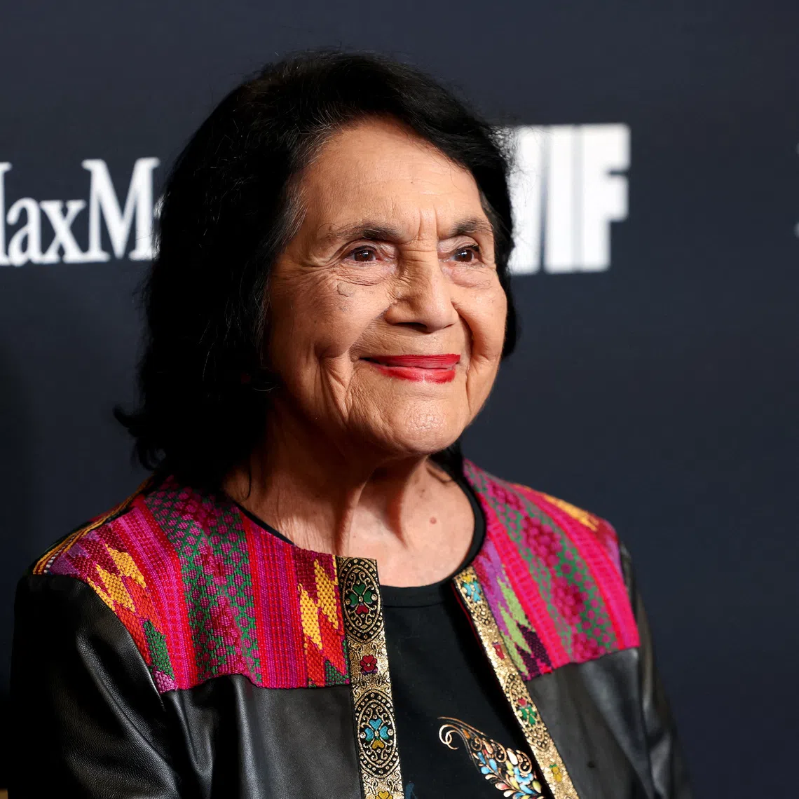 Dolores Huerta attends the WIF (Women In Film) Honors 2025 at the Beverly Hilton in Beverly Hills, California, U.S., November 6, 2025. REUTERS/Mario Anzuoni