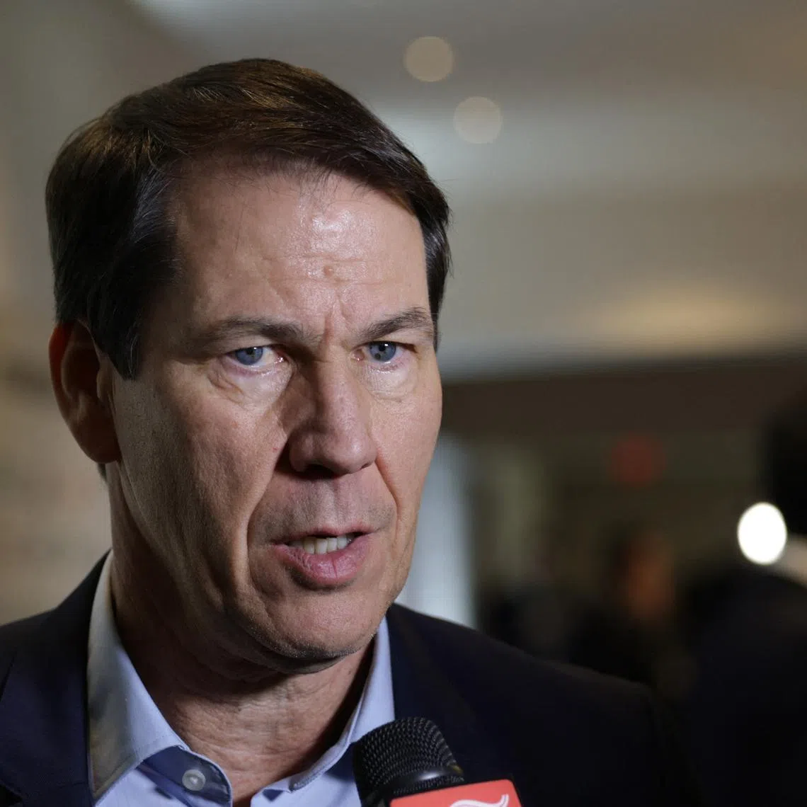 Soccer Football - FIFA World Cup 2026 - FIFA World Cup 2026 Match Schedule Announced - Washington, D.C., U.S. - December 6, 2025 Belgium coach Rudi Garcia after the FIFA World Cup 2026 match schedule announcement REUTERS/Jeenah Moon