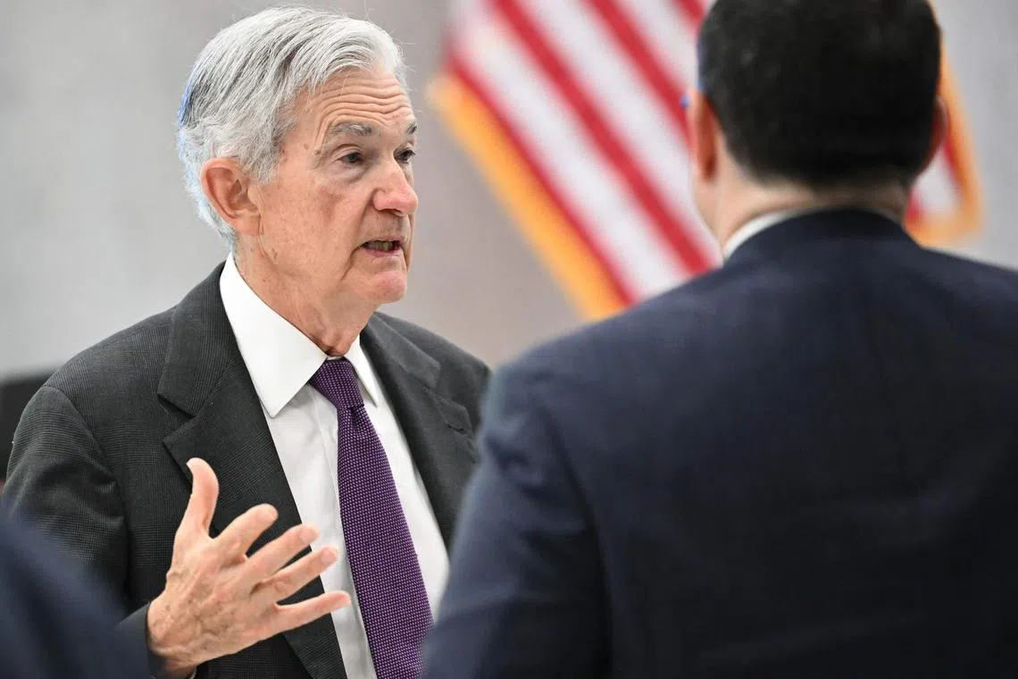 Federal Reserve chair Jerome Powell (above) faces growing pressure from US President Donald Trump’s administration to slash interest rates.