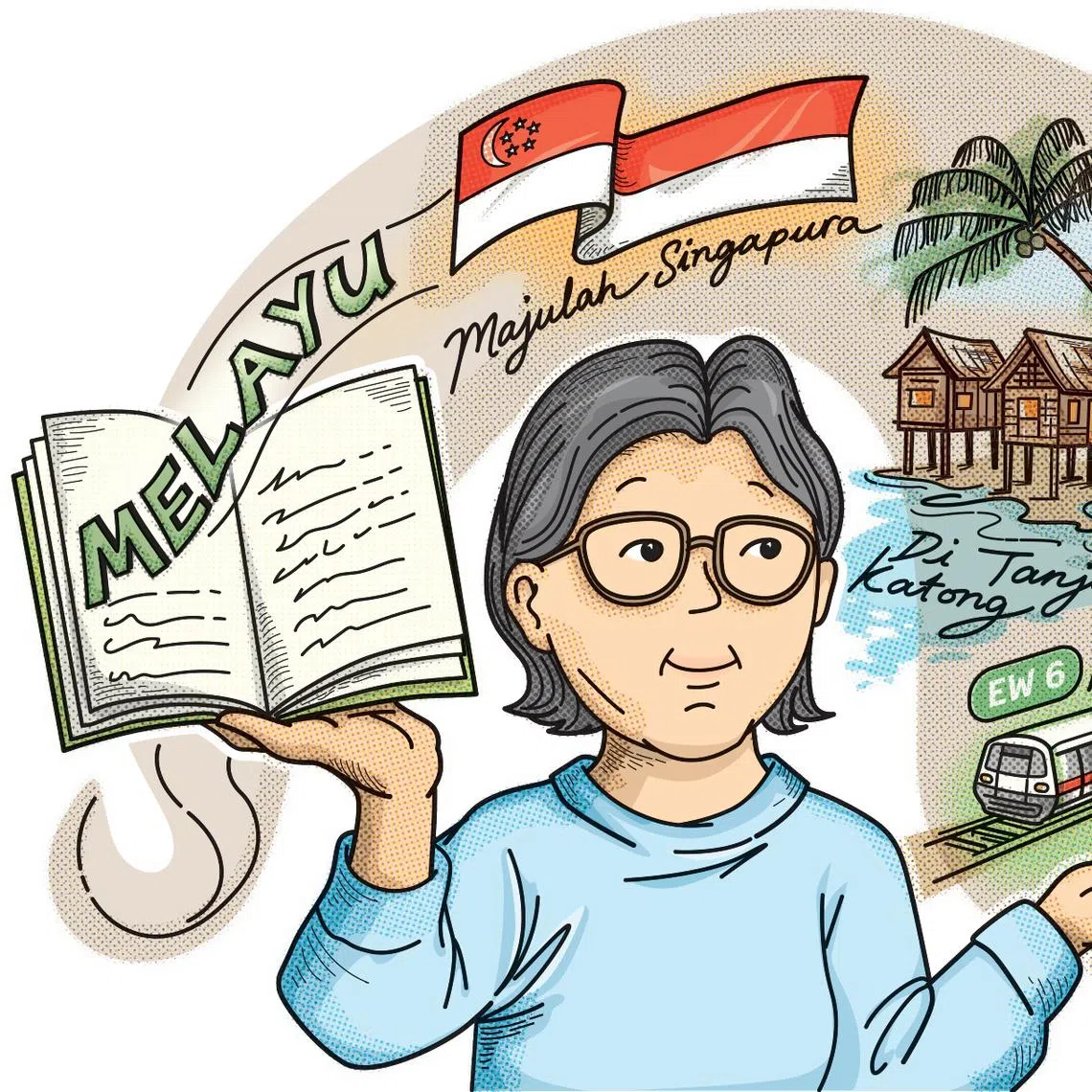 By learning Malay, the writer is discovering new ways of seeing the world and finding fresh meanings in familiar road names.