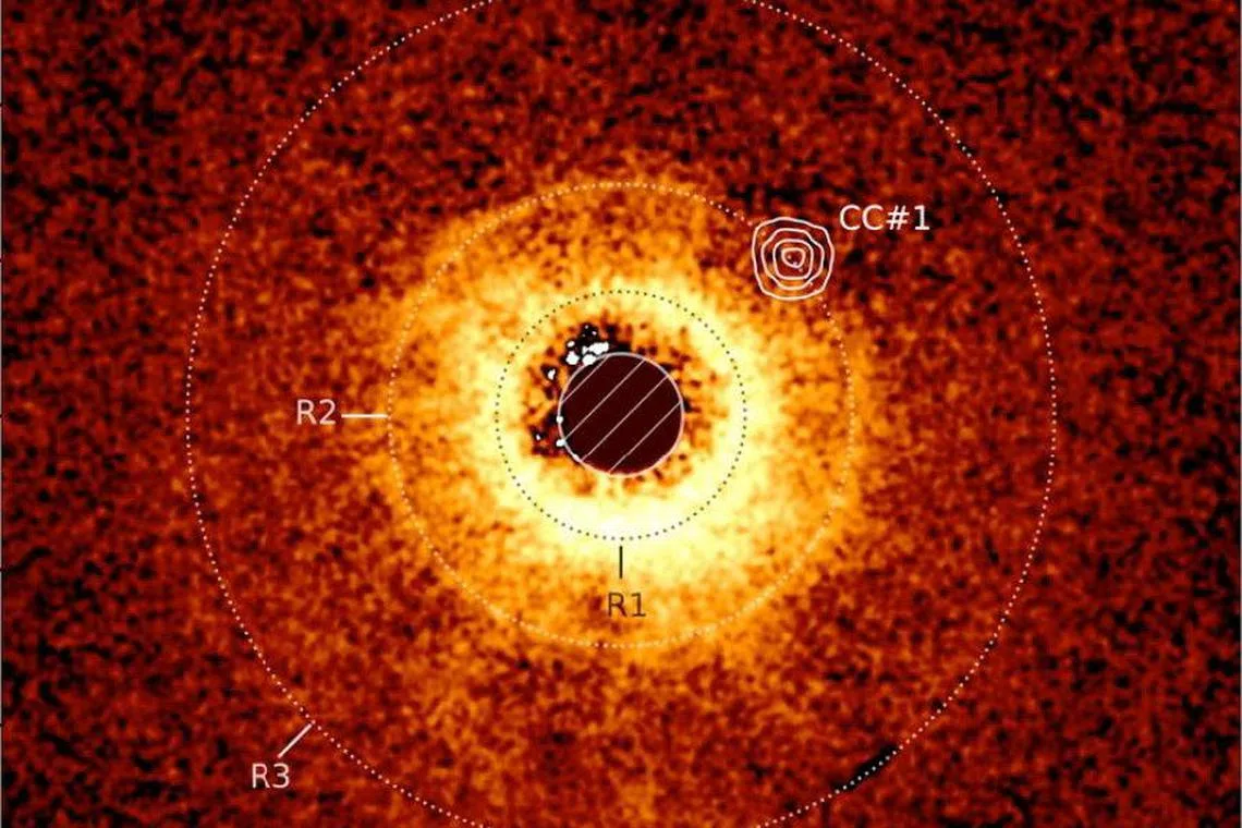 The planet orbits its host star, called TWA 7, at a distance about 52 times greater than Earth’s orbital distance from the sun. 