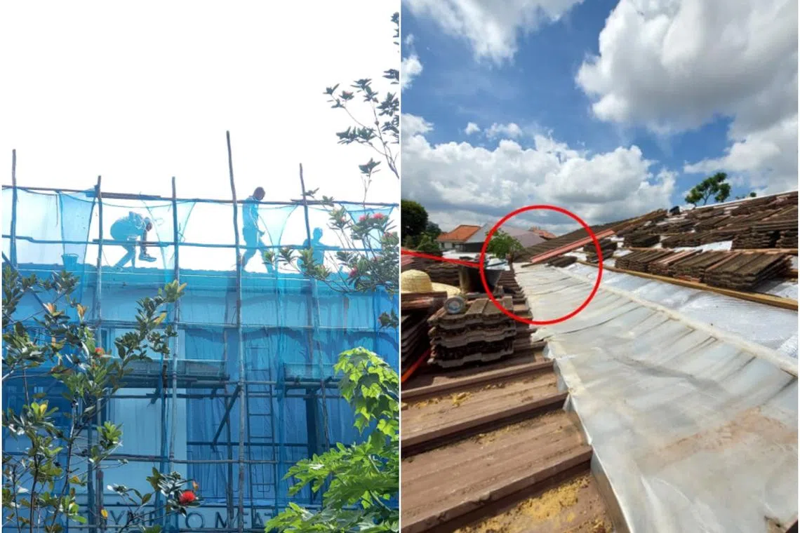 Workers at the site were on the roof without any fall protection or barricades to prevent them from falling off.
