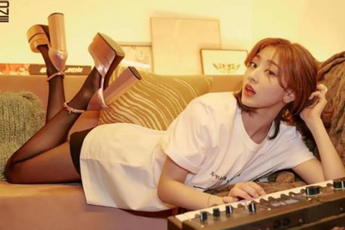 South Korean singer Jihyo from K-pop girl group Twice debuted her solo album Zone on Aug 18. 