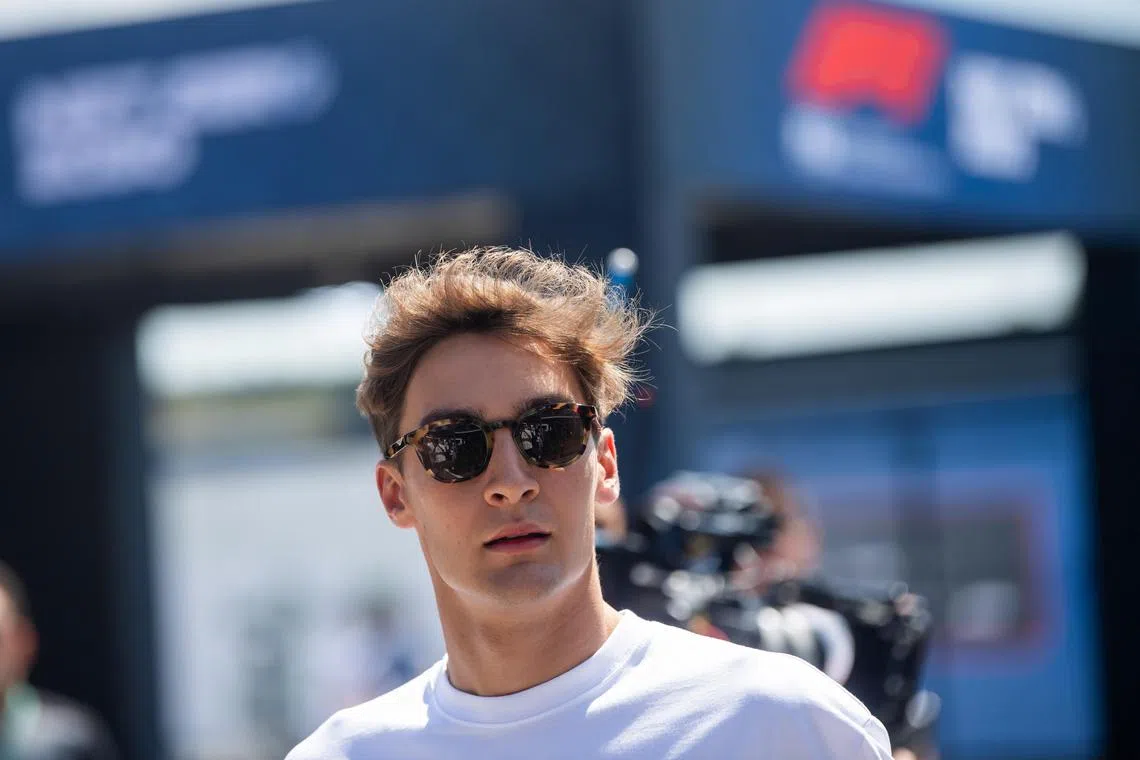Russell was a casualty of a new format aimed at reducing the number of tyres transported to races.