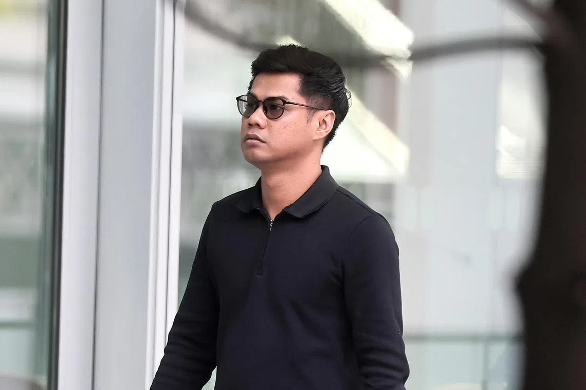 Ril Iskandar Mohamed Gazali pleaded guilty to one count each of voyeurism, housebreaking and criminal trespass.