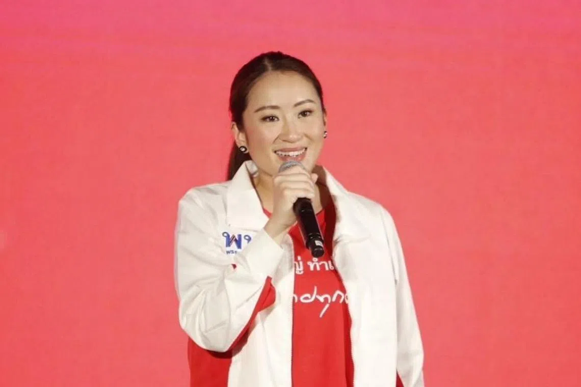 Ms Paetongtarn Shinawatra, daughter of former Thai PM Thaksin Shinawatra, is emerging as one of the Pheu Thai party's potential PM candidates.