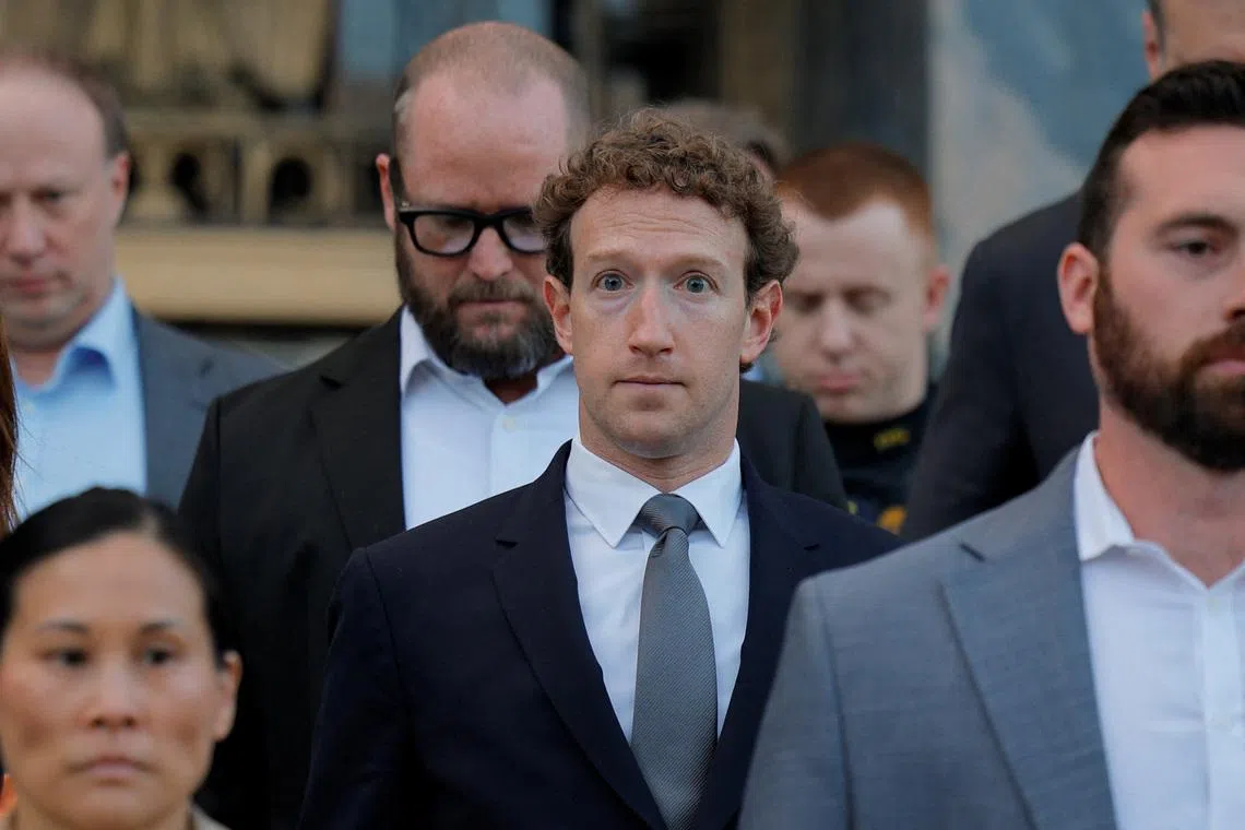 Meta CEO Mark Zuckerberg said responsibility for age verification should fall on makers of mobile devices.