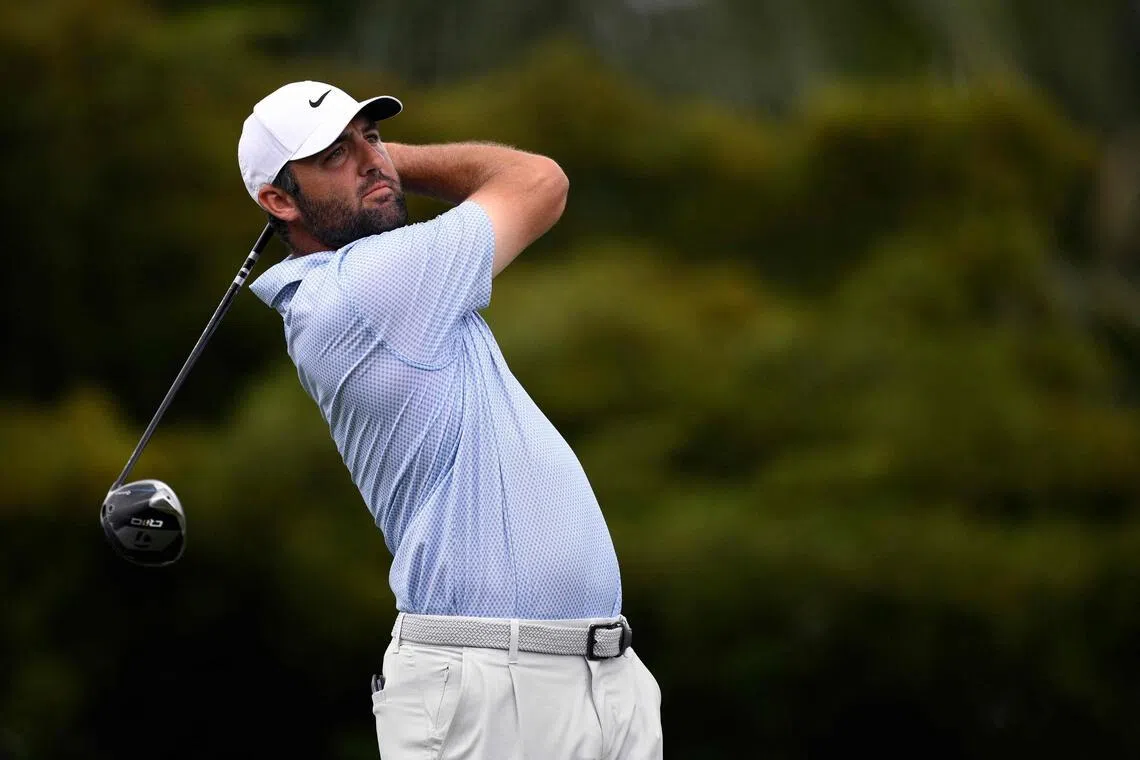 World No. 1 Scottie Scheffler (above) and second-ranked Rory McIlroy have won four of the past five Major titles