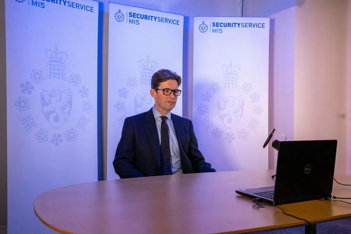 MI5 Director General Ken McCallum is photographed in London, Britain October 14, 2020. UK Government/Handout via REUTERS/file photo