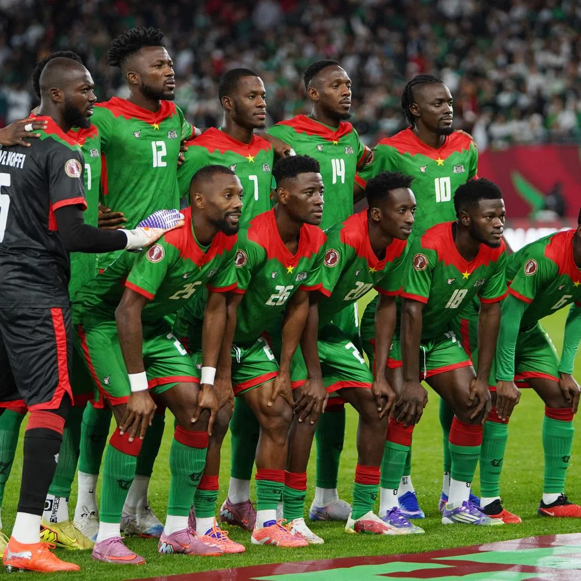Soccer Football - CAF Africa Cup of Nations - Morocco 2025 - Group C - Algeria v Burkina Faso - Prince Moulay Hassan Stadium, Rabat, Morocco - December 28, 2025 Burkina Faso players pose for a team group photo before the match REUTERS/Stringer
