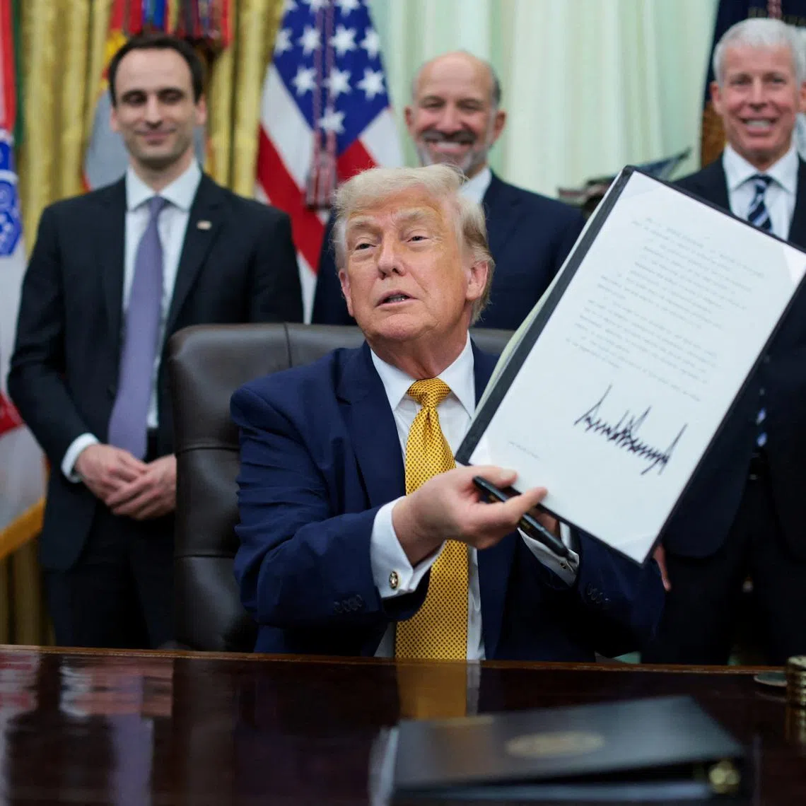 US President Donald Trump signed two executive orders, one of which seeks to protect government computers against quantum computer-fueled cyberattacks.