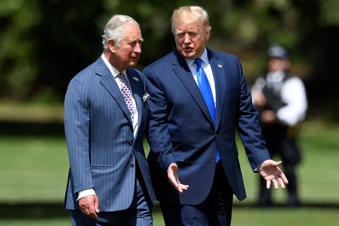 The US president is the first elected political leader in modern times to be hosted for two state visits by a British monarch.