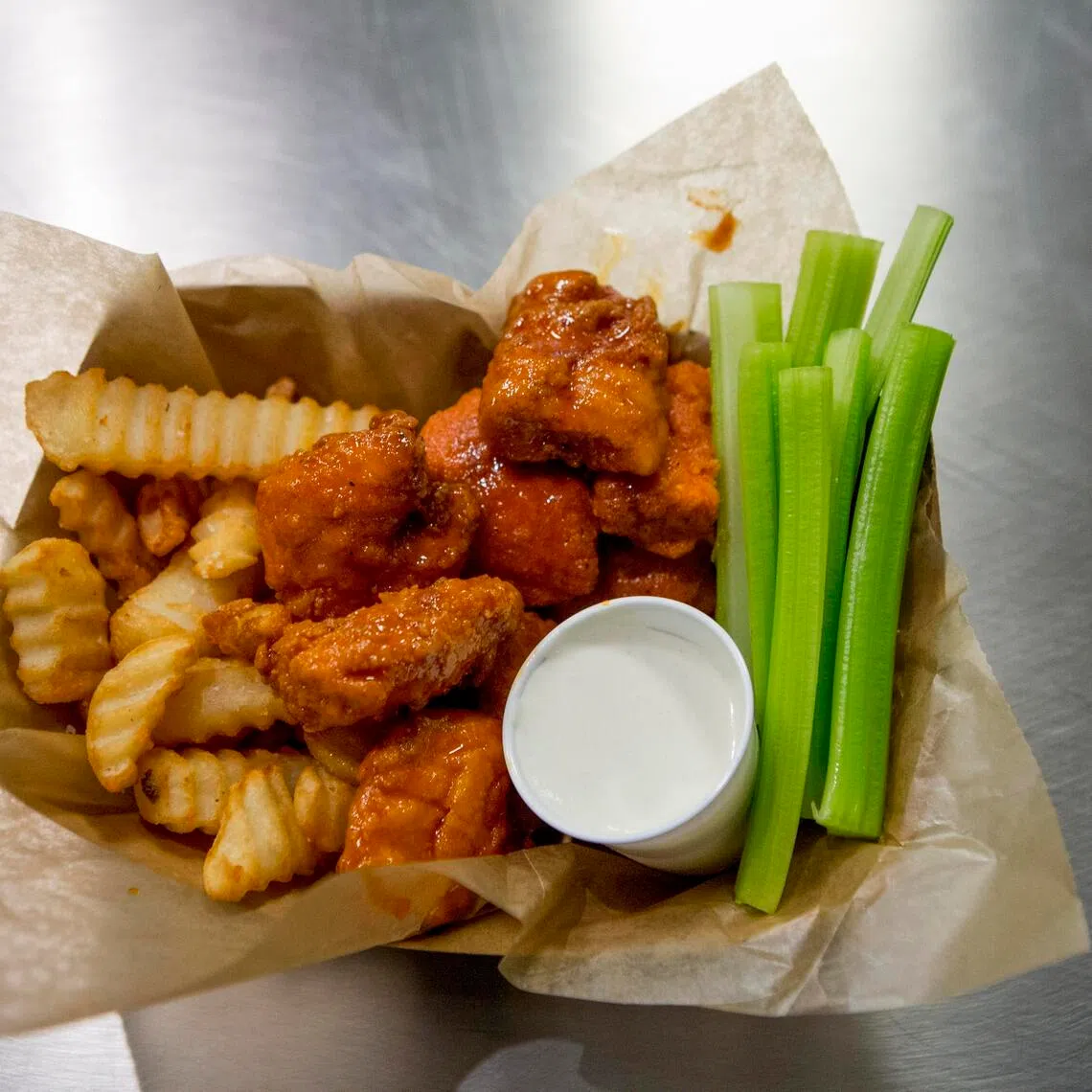 The lawsuit alleged that the marketing and advertising of “boneless wings” is false