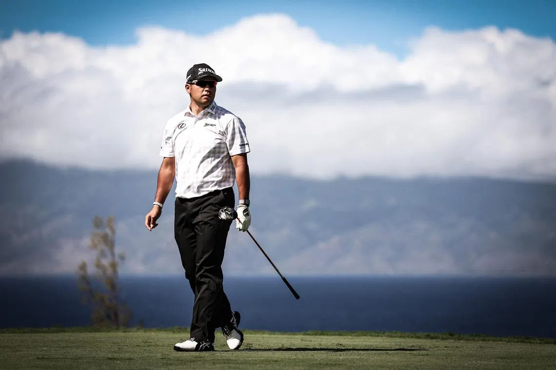 Japan's Hideki Matsuyama is leading The Sentry on 16-under 130 after two rounds.
